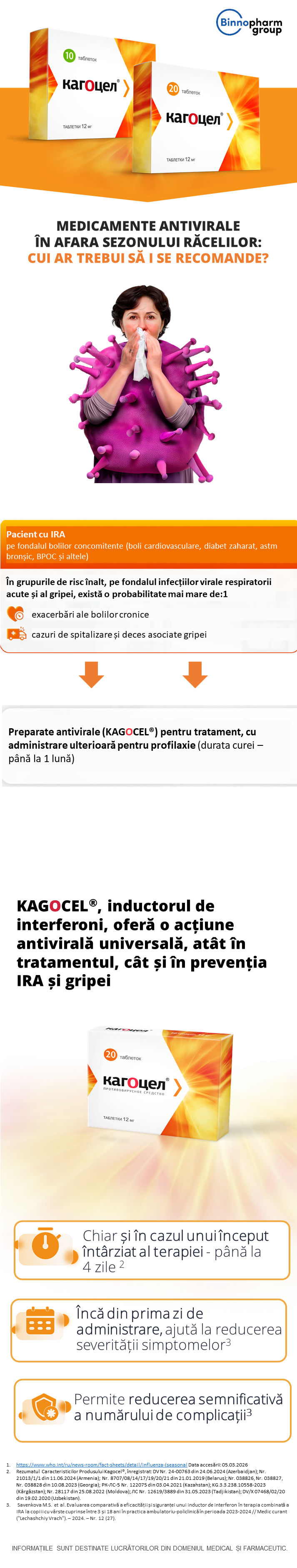 Kagocel<sup>®</sup>: cui să fie prescris în afara sezonului?